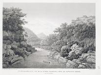 New Holland: View of the Waragamba River in the Blue Mountains, from 'Voyage Autour Du Monde-Pierre Antoine Marchais-Framed Stretched Canvas
