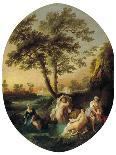 Pastoral Scene, 1730S-Pierre-Antoine Quillard-Stretched Canvas