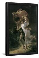 Pierre Auguste Cot (The Storm) Art Poster Print-null-Framed Poster