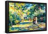 Pierre-Auguste Renoir A Garden in Montmartre Art Print Poster-null-Framed Poster