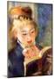 Pierre Auguste Renoir A Reading Girl 2 Art Print Poster-null-Mounted Poster