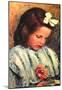 Pierre Auguste Renoir A Reading Girl Art Print Poster-null-Mounted Poster