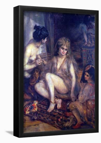 Pierre Auguste Renoir Algerian in Paris Dress Art Print Poster-null-Framed Poster