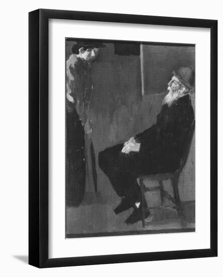 Pierre Auguste Renoir and Mademoiselle Beaudot, 1911-Maurice Denis-Framed Giclee Print