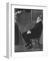 Pierre Auguste Renoir and Mademoiselle Beaudot, 1911-Maurice Denis-Framed Giclee Print