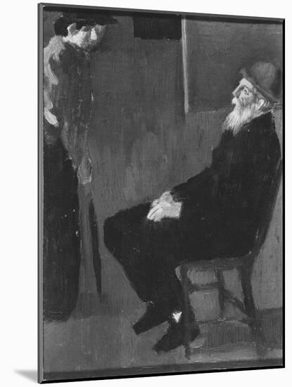 Pierre Auguste Renoir and Mademoiselle Beaudot, 1911-Maurice Denis-Mounted Giclee Print