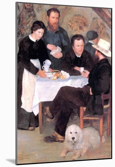 Pierre Auguste Renoir At the Inn of Mother Anthony Art Print Poster-null-Mounted Poster