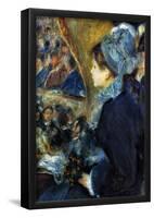 Pierre Auguste Renoir At the Theatre Art Print Poster-null-Framed Poster