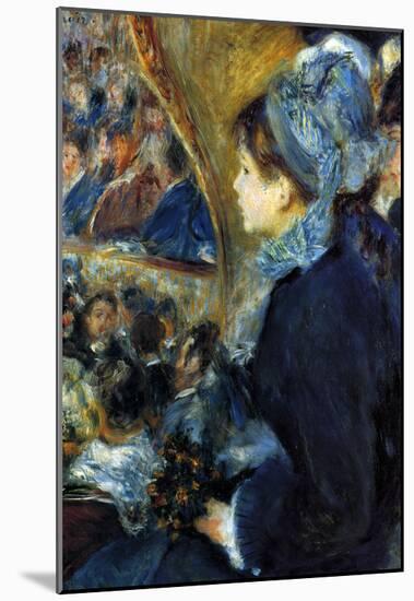 Pierre Auguste Renoir At the Theatre Art Print Poster-null-Mounted Poster