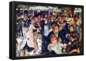 Pierre Auguste Renoir Ball at the Moulin Galette Art Print Poster-null-Framed Poster