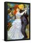 Pierre Auguste Renoir Dance at Bougival Art Print Poster-null-Framed Poster