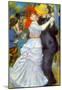 Pierre Auguste Renoir Dance at Bougival Art Print Poster-null-Mounted Poster