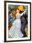 Pierre-Auguste Renoir Dance at Bougival-Pierre-Auguste Renoir-Framed Art Print