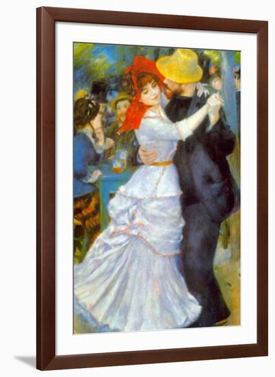 Pierre-Auguste Renoir Dance at Bougival-Pierre-Auguste Renoir-Framed Art Print