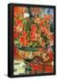 Pierre Auguste Renoir Geraniums and Cats Art Print Poster-null-Framed Poster