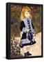 Pierre Auguste Renoir Girl with the Watering Can Art Print Poster-null-Framed Poster
