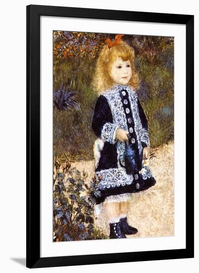 Pierre Auguste Renoir Girl with the Watering Can-null-Framed Art Print