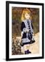 Pierre Auguste Renoir Girl with the Watering Can-null-Framed Art Print