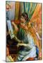 Pierre Auguste Renoir Girls at the Piano Art Print Poster-null-Mounted Poster