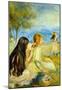 Pierre Auguste Renoir Girls by the Seaside Art Print Poster-null-Mounted Poster