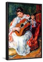 Pierre Auguste Renoir Guitarist Art Print Poster-null-Framed Poster