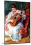 Pierre Auguste Renoir Guitarist Art Print Poster-null-Mounted Poster