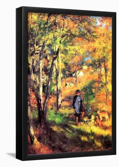 Pierre Auguste Renoir Jules le Coeur and His Dogs Art Print Poster-null-Framed Poster