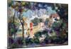 Pierre-Auguste Renoir (Landscape with view of Sacre-Coeur) Art Poster Print-null-Mounted Poster