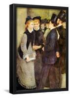 Pierre Auguste Renoir Leaving the Conservatoire Art Print Poster-null-Framed Poster