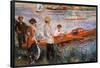 Pierre-Auguste Renoir Oarsmen at Chatou 1879 Art Print Poster-null-Framed Poster