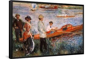 Pierre-Auguste Renoir Oarsmen at Chatou 1879 Art Print Poster-null-Framed Poster