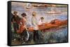 Pierre-Auguste Renoir Oarsmen at Chatou 1879 Art Print Poster-null-Framed Stretched Canvas