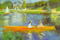 Pierre Auguste Renoir The Seine-Pierre-Auguste Renoir-Art Print