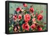 Pierre Auguste Renoir Still Life Roses of Vargemont Art Print Poster-null-Framed Poster