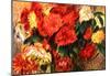 Pierre Auguste Renoir Still Life with Chrysanthemums Art Print Poster-null-Mounted Poster