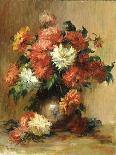 Dahlias, 1841-1919-Pierre-Auguste Renoir-Framed Giclee Print