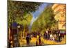 Pierre-Auguste Renoir The Big Boulevards Art Print Poster-null-Mounted Poster