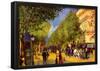 Pierre-Auguste Renoir The Big Boulevards Art Print Poster-null-Framed Poster