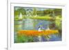 Pierre Auguste Renoir The Seine-Pierre-Auguste Renoir-Framed Art Print