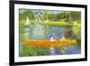 Pierre Auguste Renoir The Seine-Pierre-Auguste Renoir-Framed Art Print