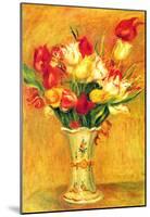 Pierre Auguste Renoir Tulips in a Vase Art Print Poster-null-Mounted Poster
