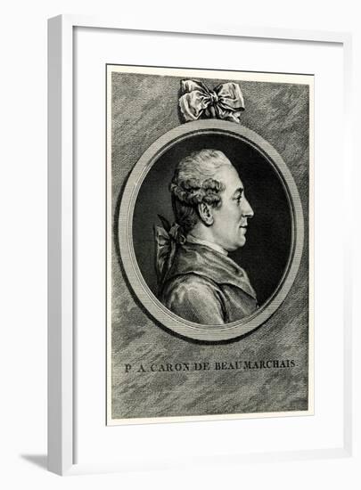 Pierre Augustin Caron De Beaumarchais, 1884-90-null-Framed Giclee Print