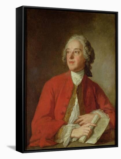 Pierre Augustin Caron De Beaumarchais-Jean-Marc Nattier-Framed Stretched Canvas