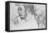 Pierre Bonnard and Marthe Denis, 1899-Maurice Denis-Framed Stretched Canvas