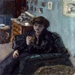 Woman with a Cat-Pierre Bonnard-Giclee Print