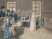 Marie Antoinette of Austria Judged by the Revolutionary Tribunal Court, 16th October 1793-Pierre Bouillon-Giclee Print