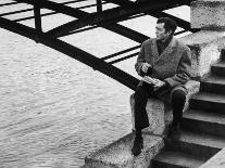 Elmyr de Hory, Standing Next to the Forged "Matisse" That He Made-Pierre Boulat-Photographic Print