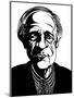 Pierre Boulez - caricature of the French conductor and composer-Neale Osborne-Mounted Giclee Print
