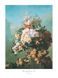 Basket of Romantic Flowers-Pierre Bourgogne-Framed Giclee Print