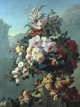 Basket of Romantic Flowers-Pierre Bourgogne-Giclee Print